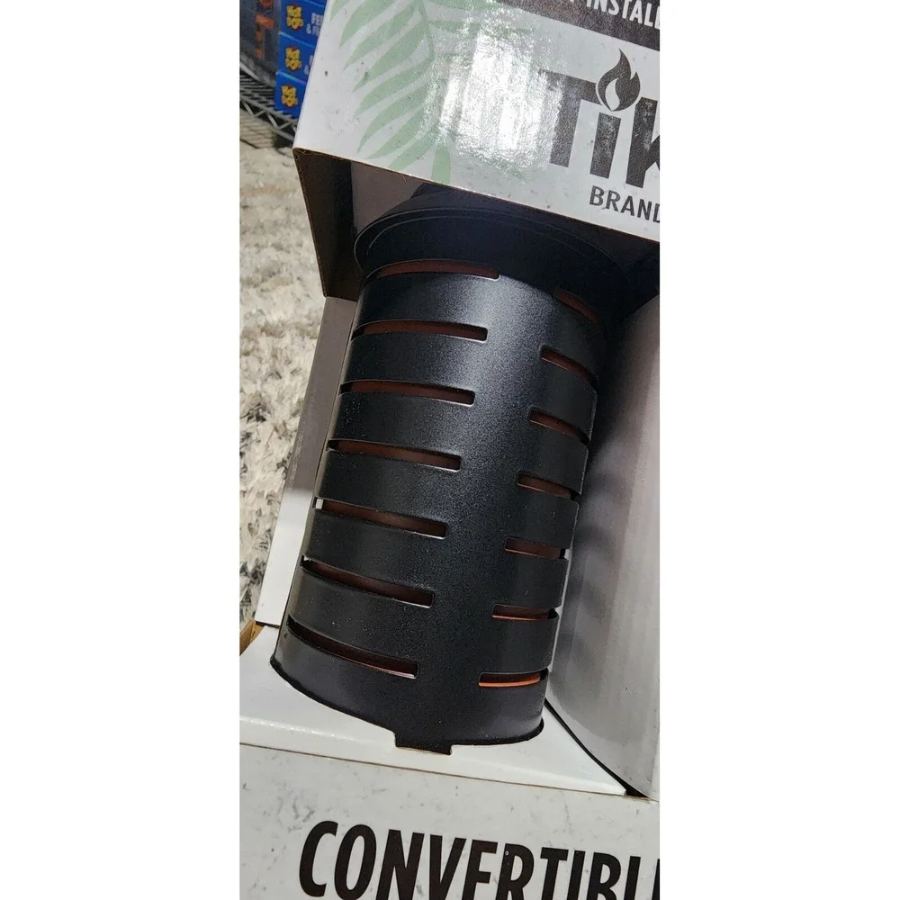 TIKI‎ Brand 65-in Urban Metal Adjustable Table Deck Torch 3-in-1